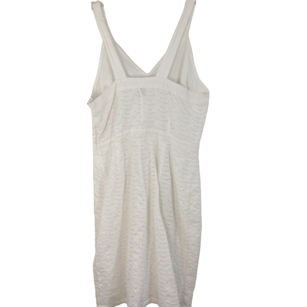 Old Navy White Sleeveless Dress Size 4 Coastal Weekend Summer - Picture 3 of 7